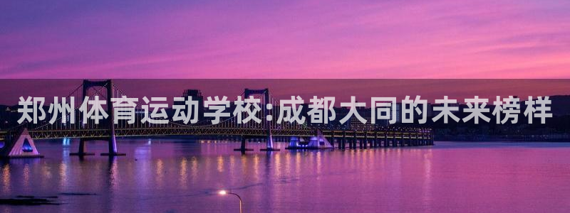 必发官方正版app娱乐网站：郑州体育运动学校:成都大同的未来