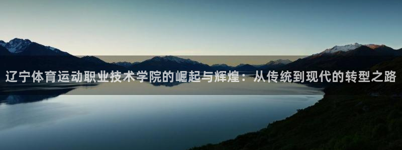 必发官方正版app代理：辽宁体育运动职业技术学院的崛起与辉煌