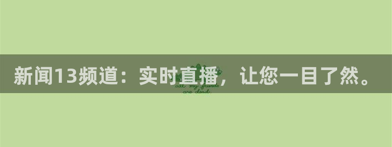 蜘蛛直播nba免费观看篮球：新闻13频道：实时直播，让您一目了然。